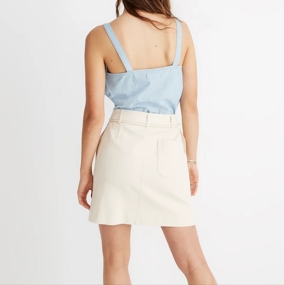 NWT Madewell Capital A-Line Mini Skirt - Picture 4 of 9